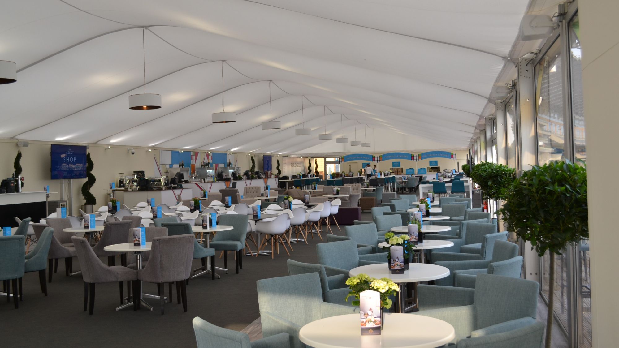 temporary sporting event hospitality