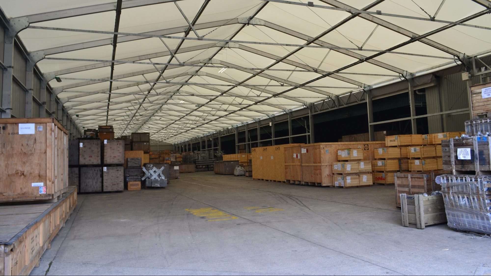 Temporary warehouse space