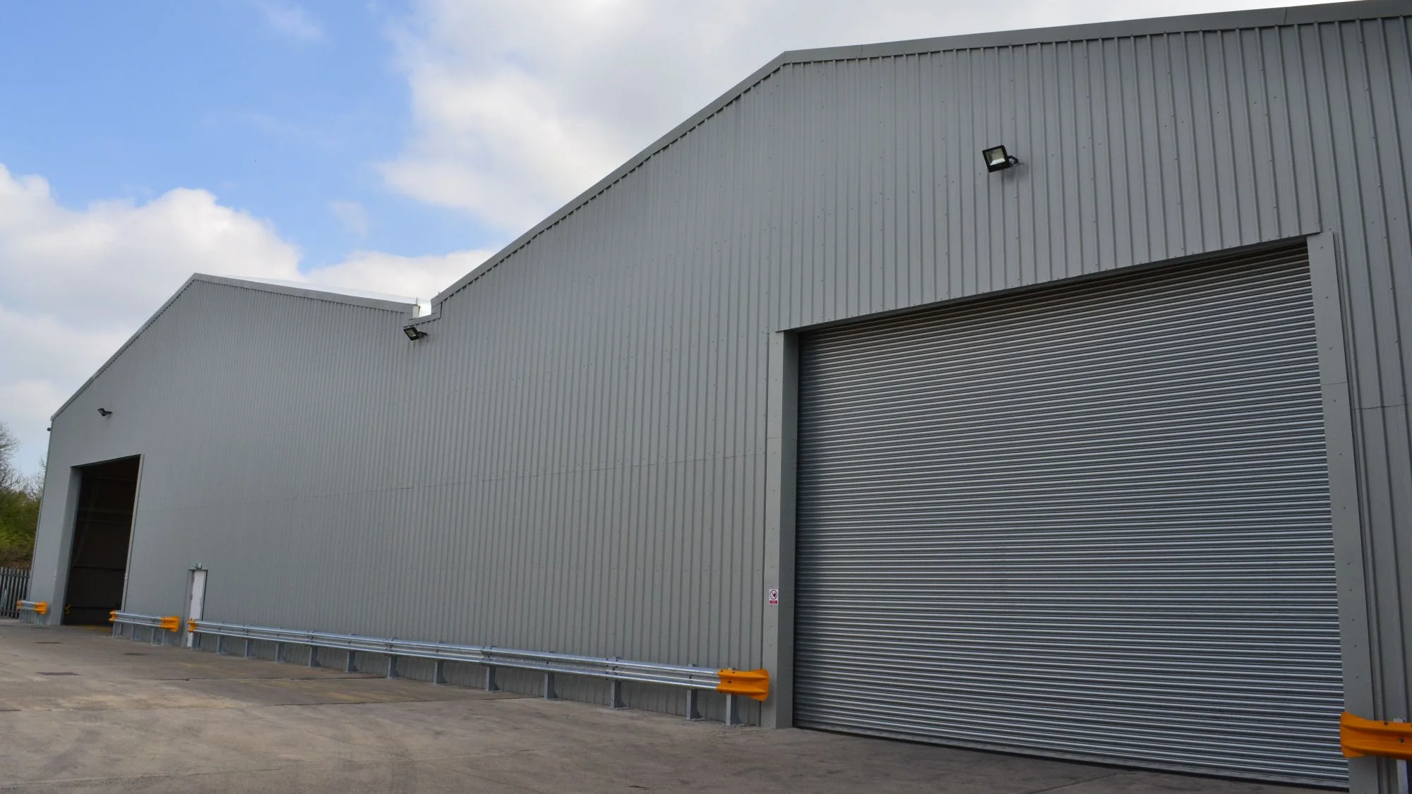 temporary warehouse roller shutter doors image