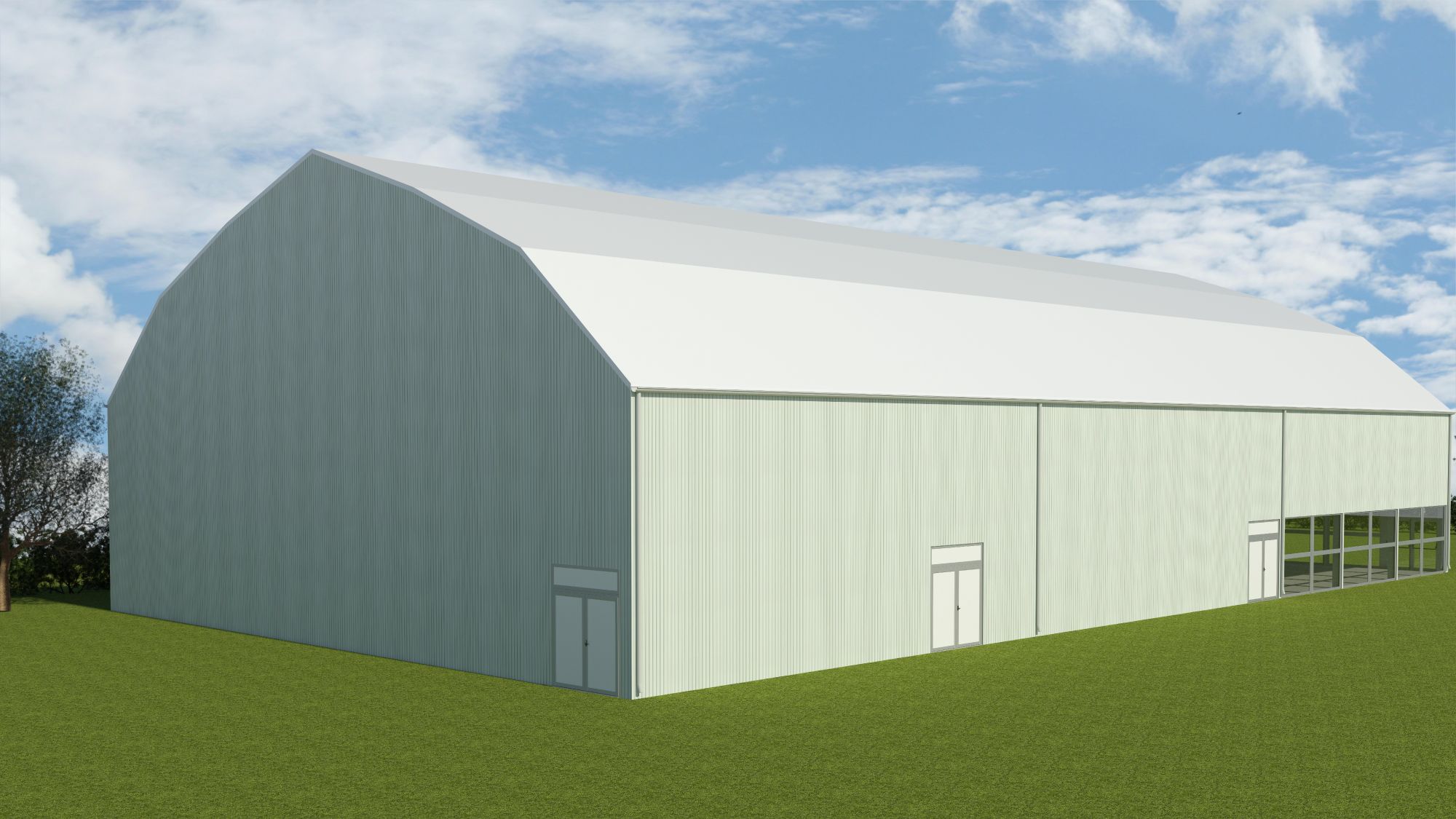 Temporary education space sports facilities