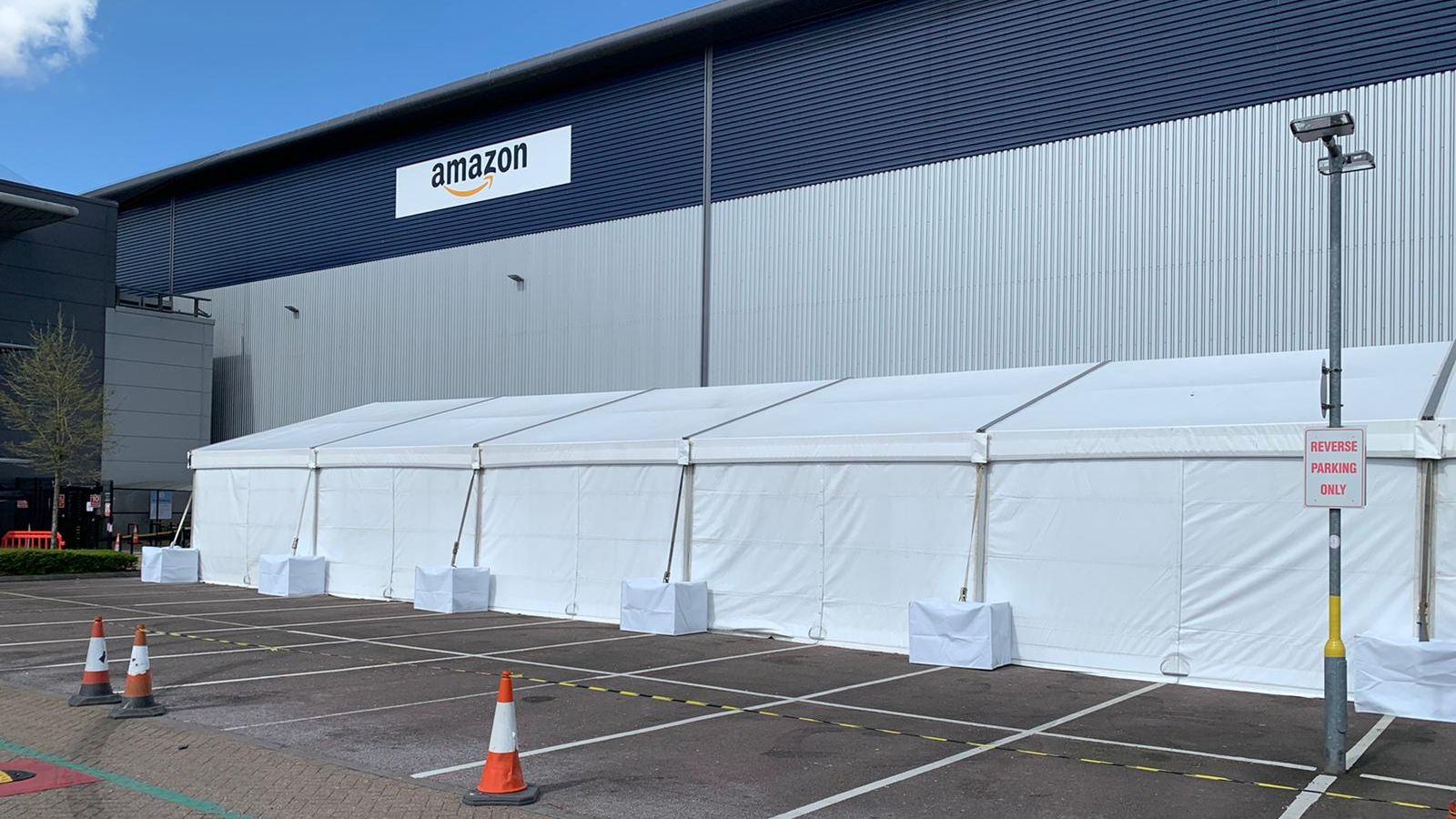 Temporary Amazon Warehouse Space