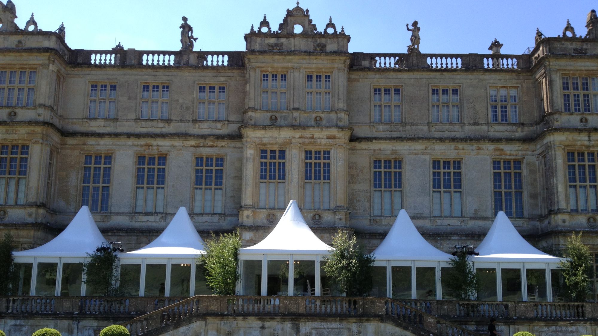 temporary marquee venue