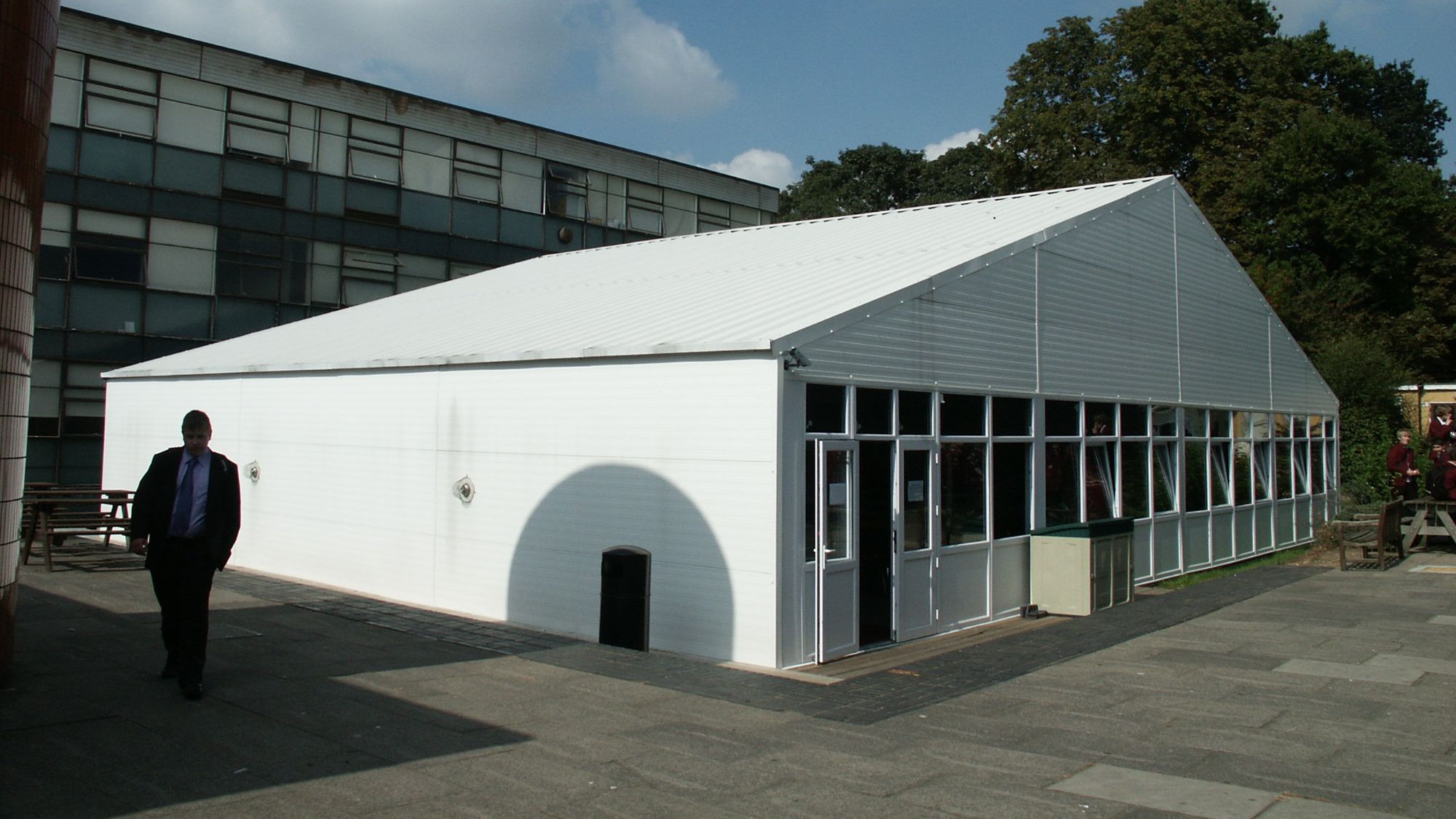 temporary education space school building extension