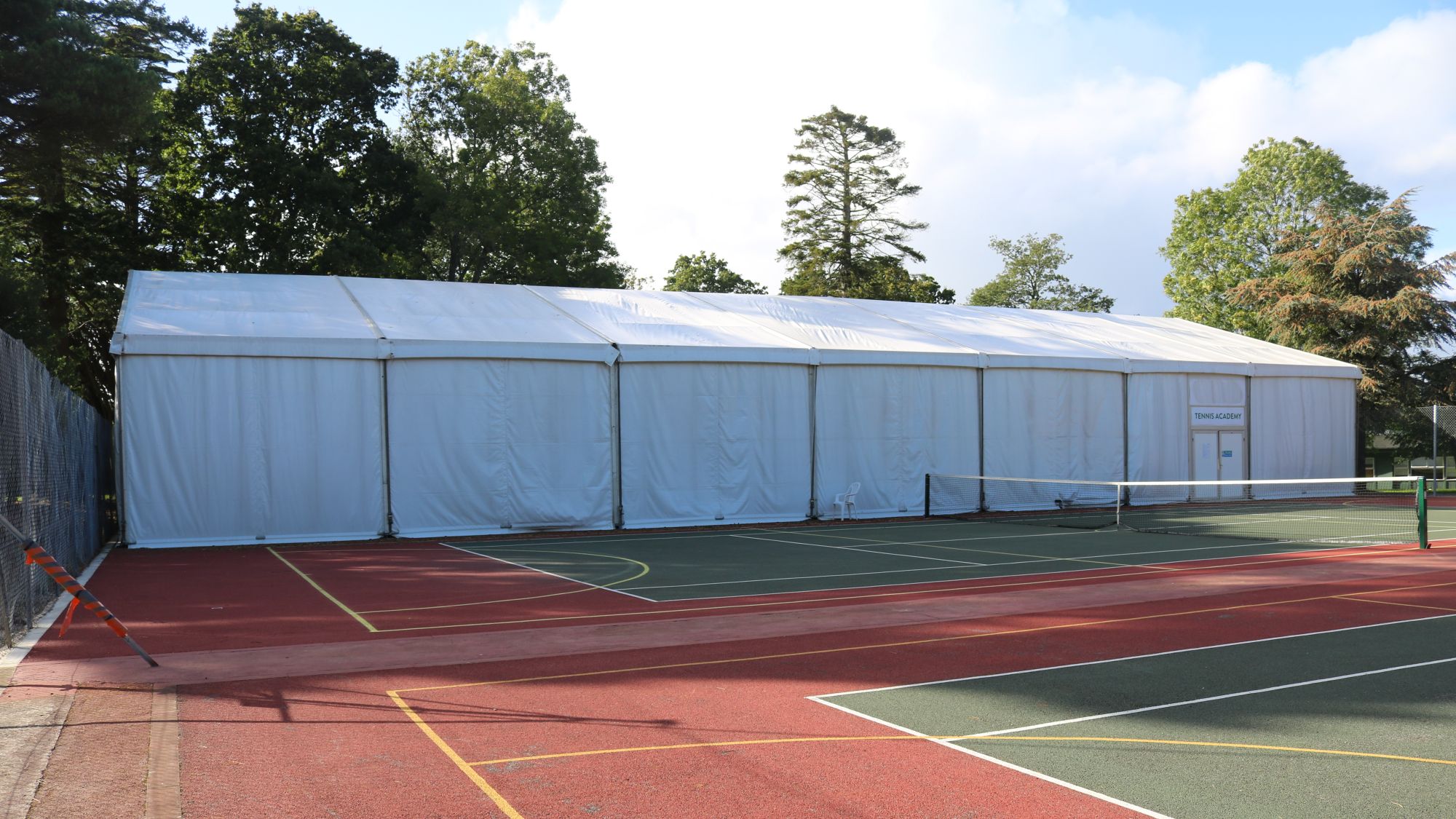 facilities tennis court cover school