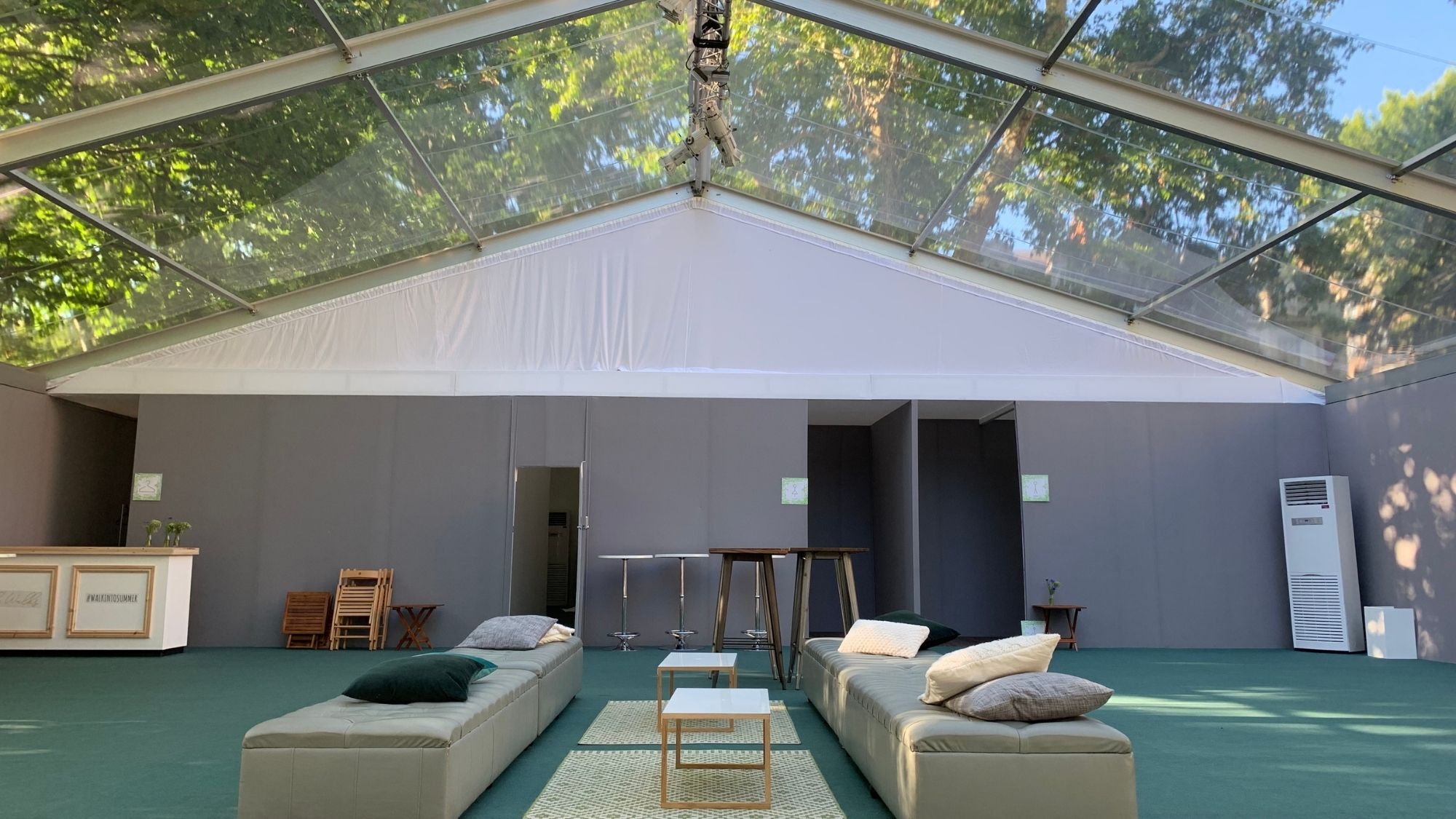 corporate hospitality which are temporary insulate buildings