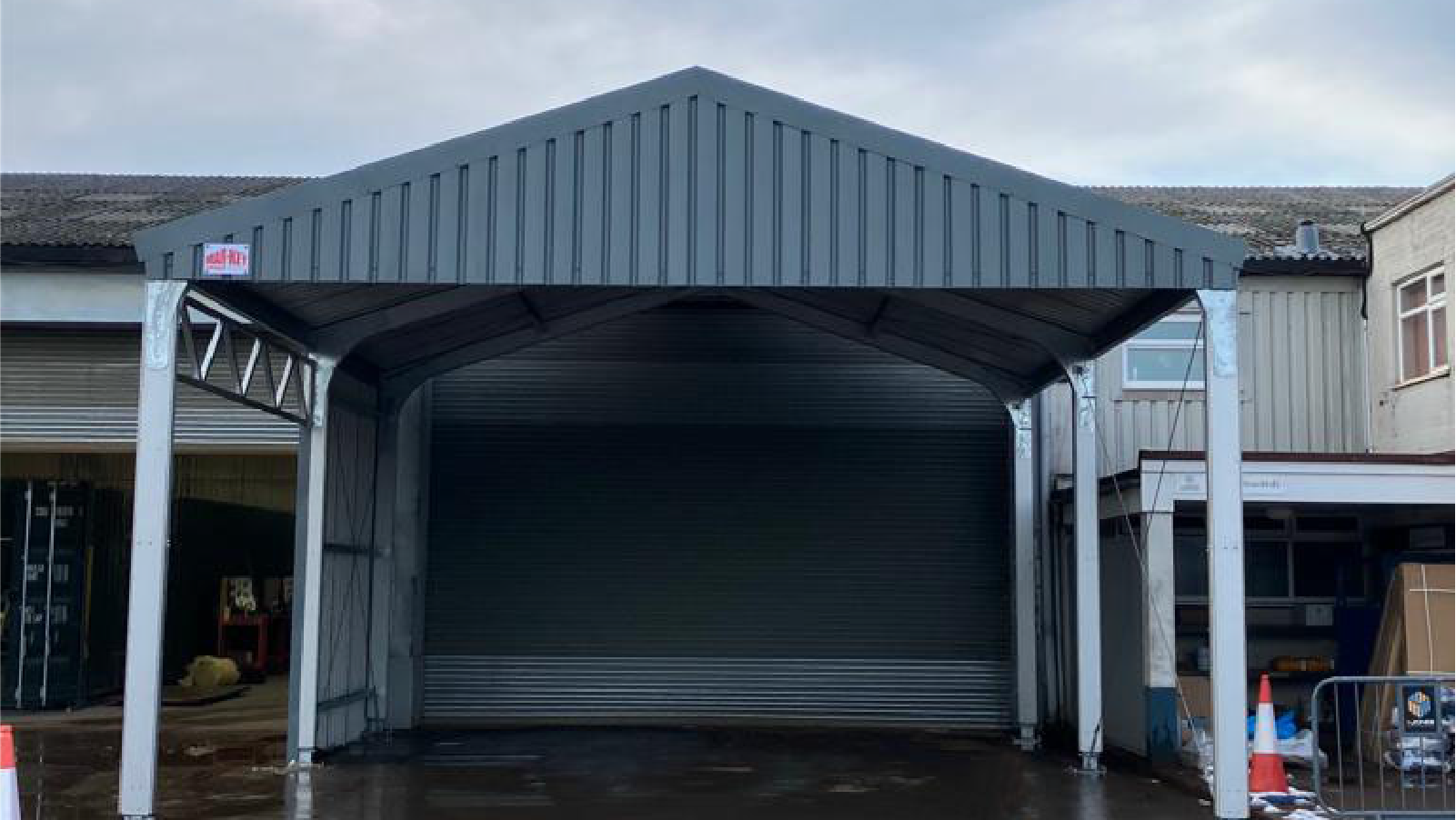 new loading bay canopy