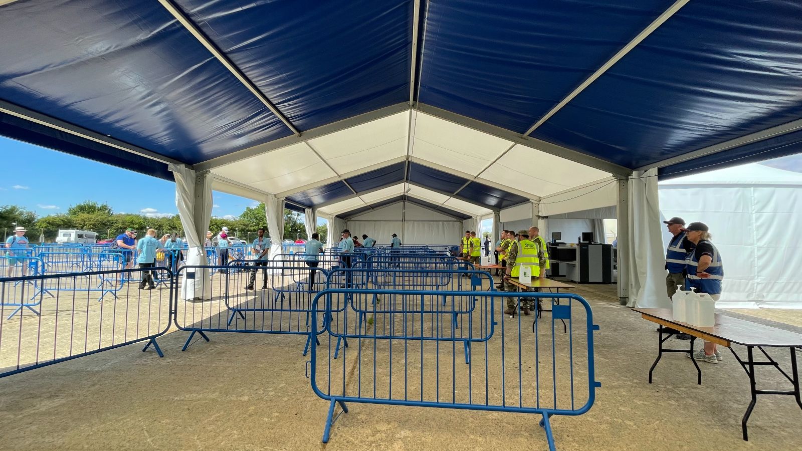 Airshow entry point marquee