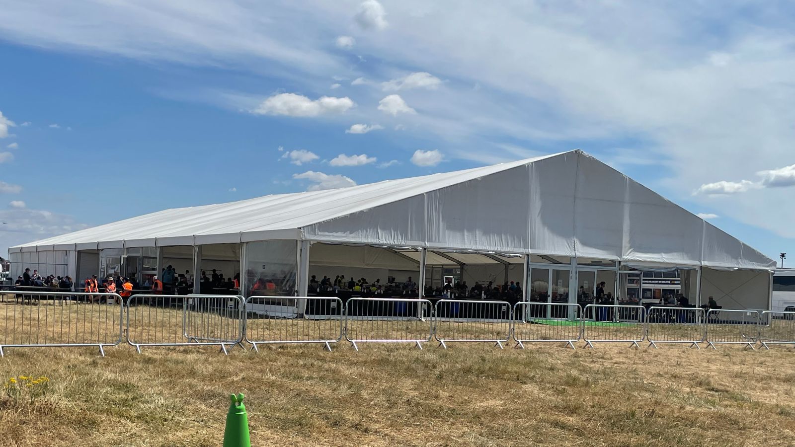 Airfield diner marquee structure