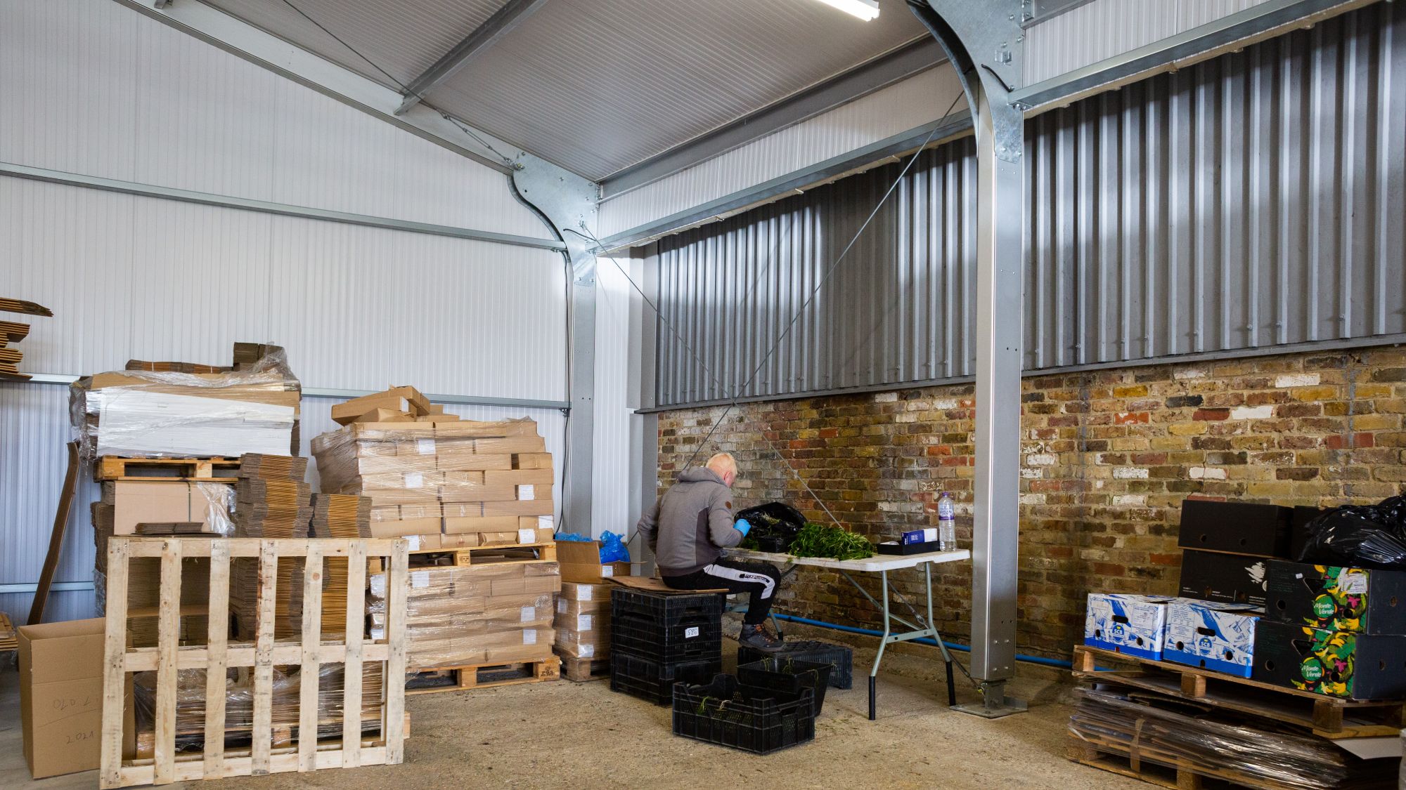 temporary workshop extension building