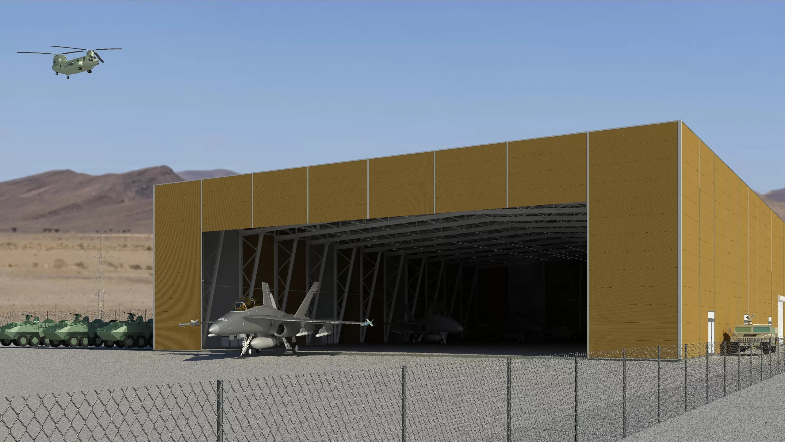 aircraft hangar