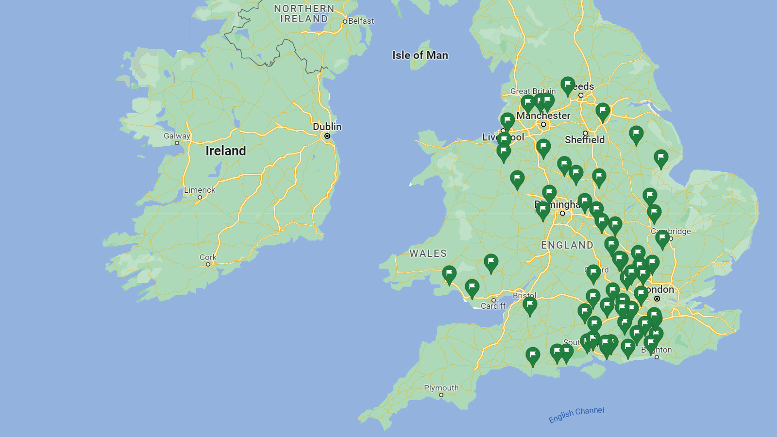 map of britain