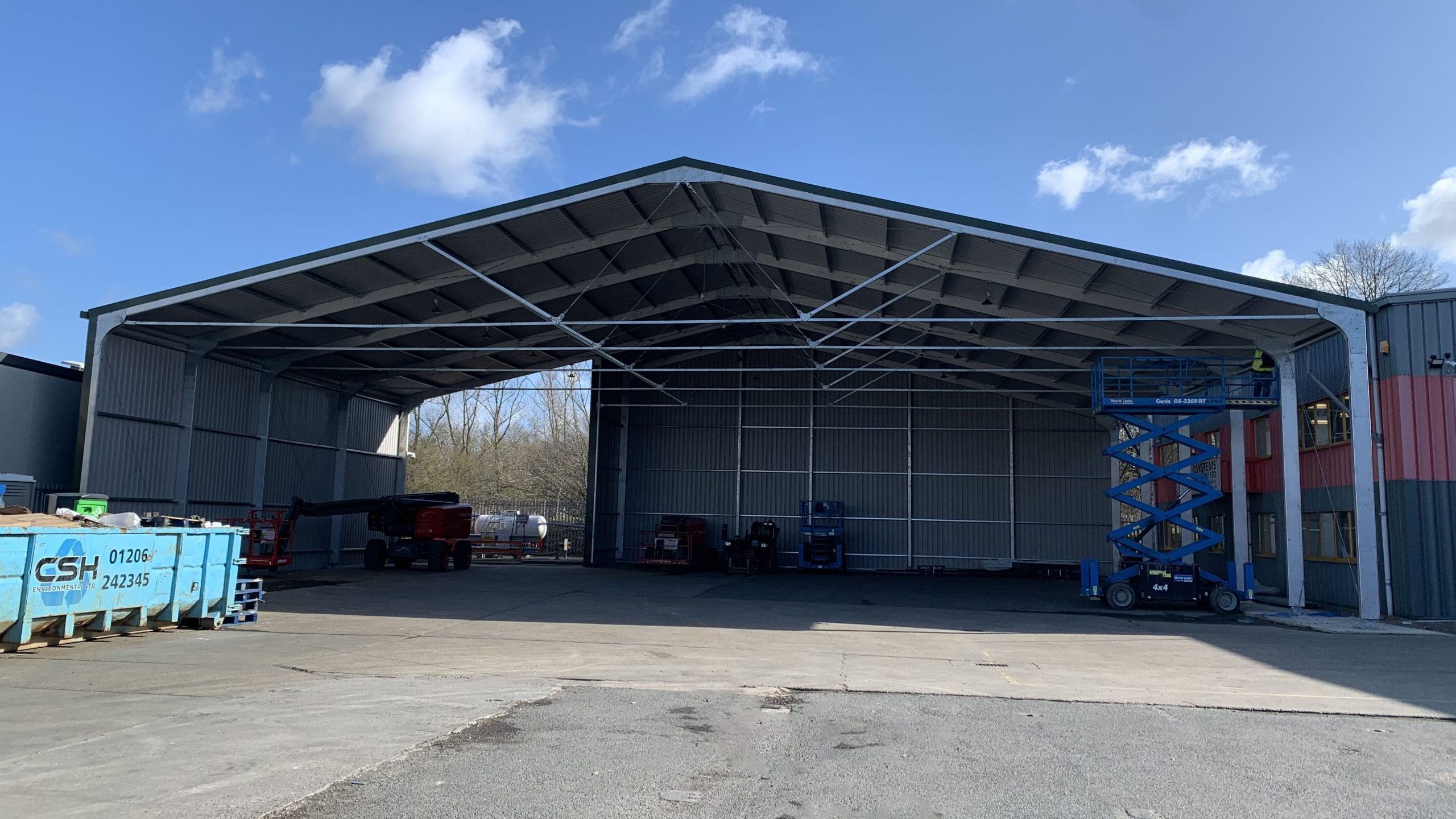 Loading bay canopy