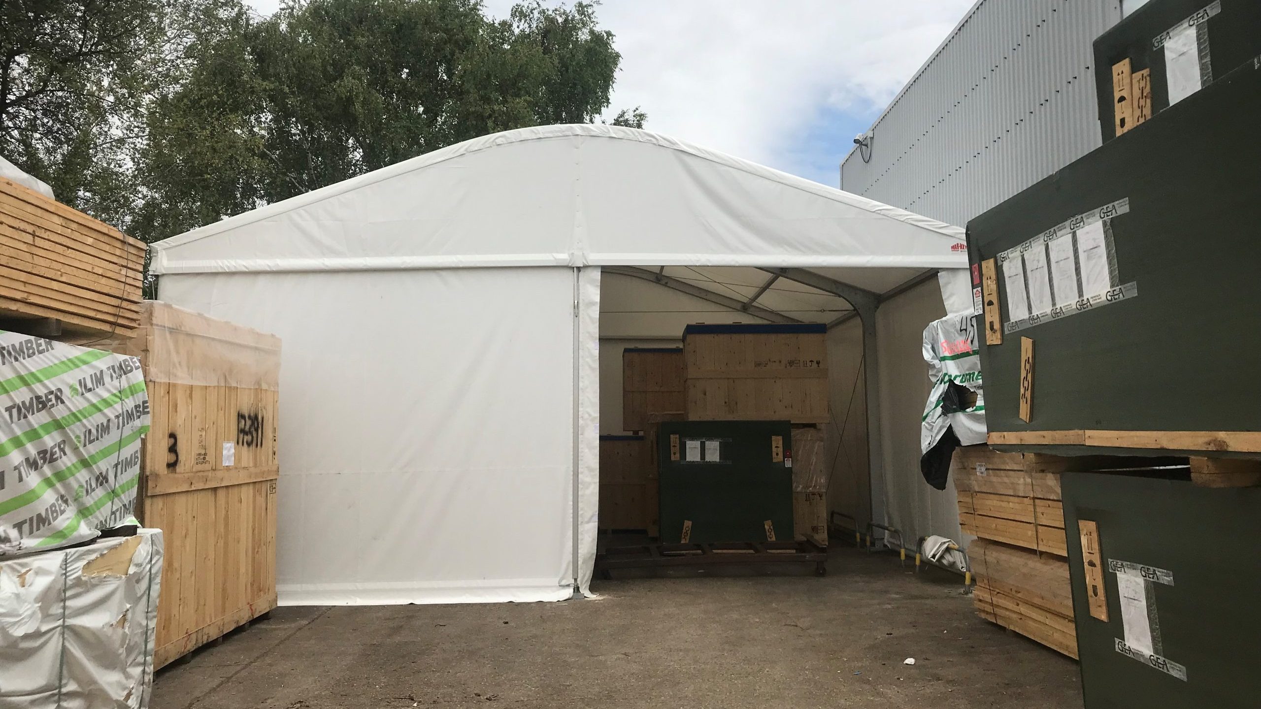 temporary building rental