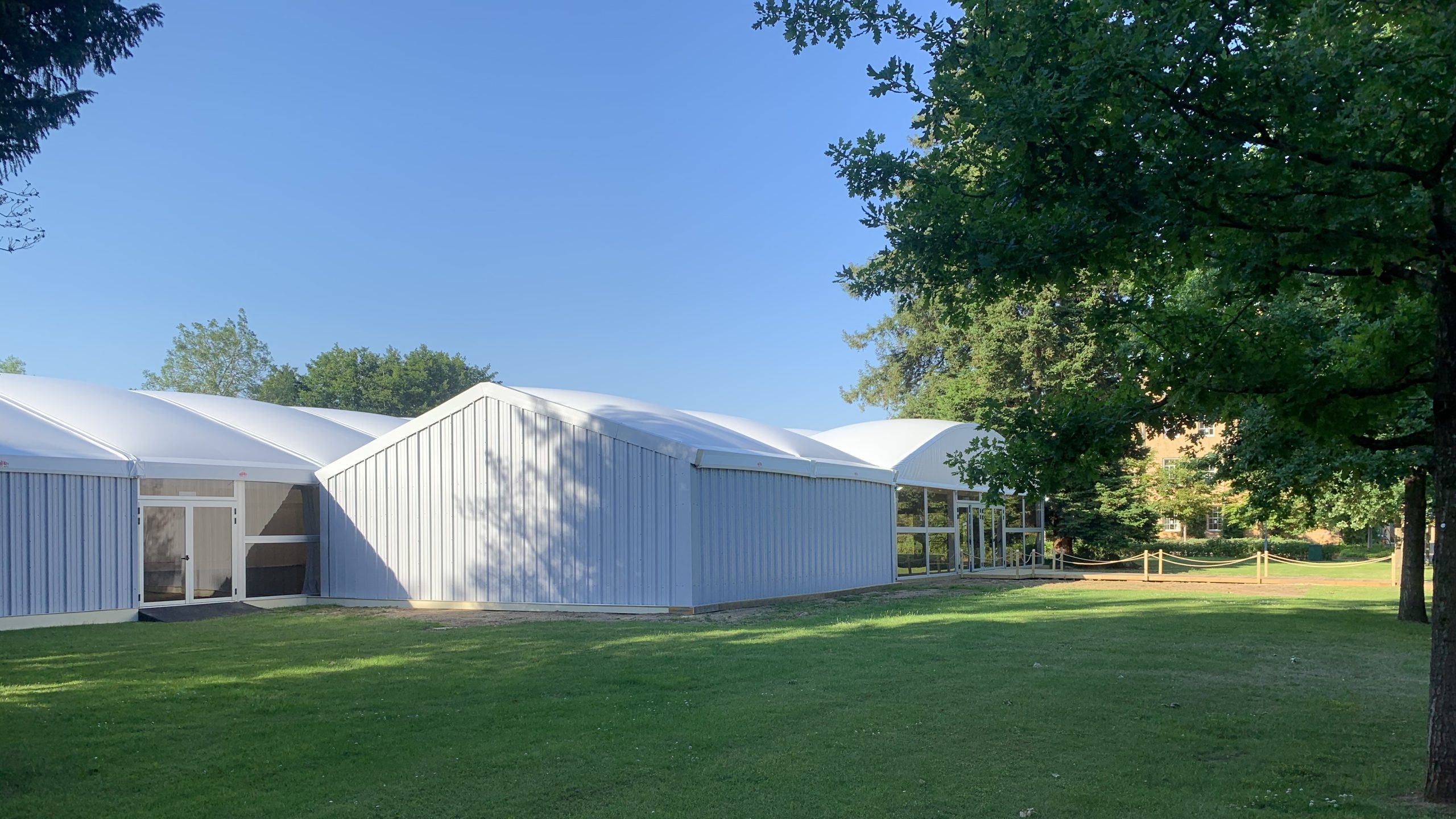 buy temporary building debate inside a temporary structure