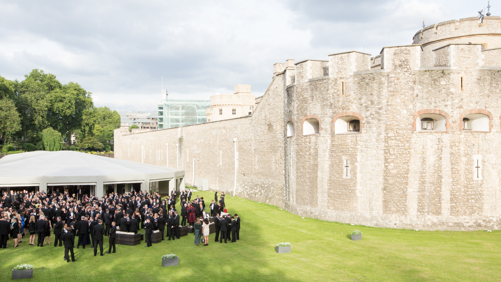 Tower of London event marquee