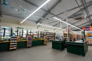 temporary supermarket - modular building construction