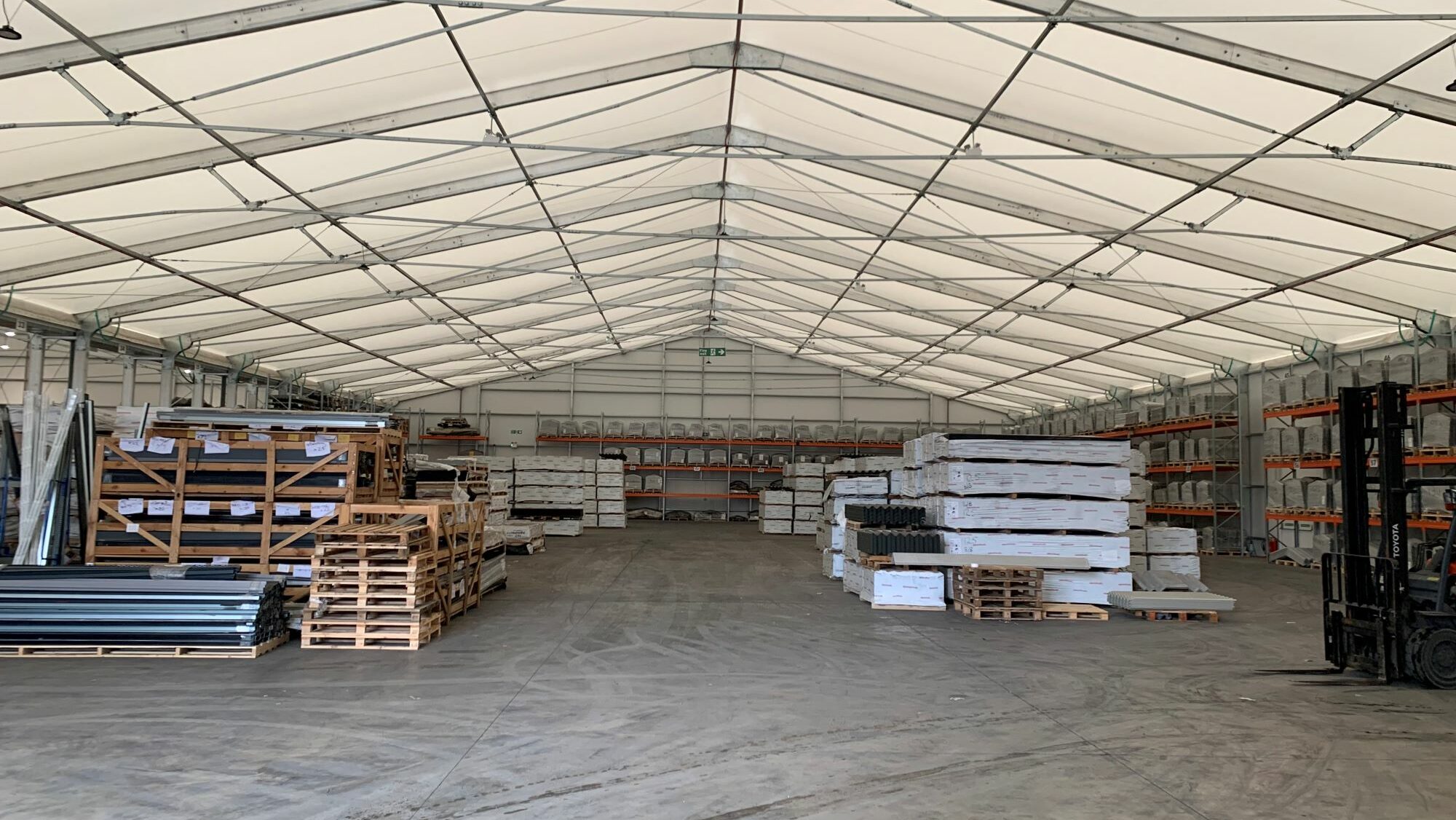 warehouse in use