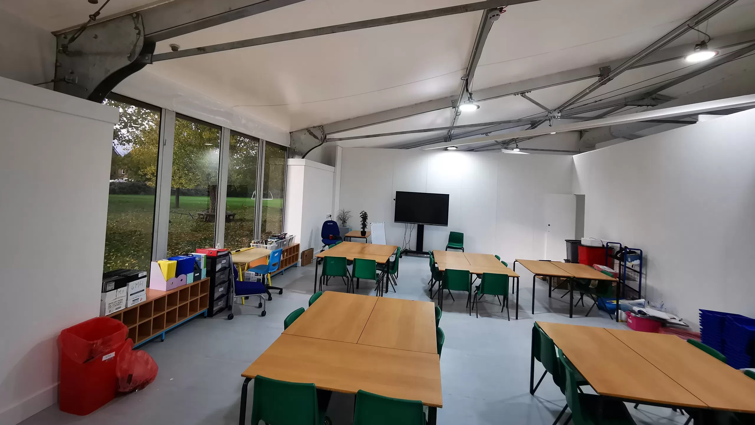 temporary classroom space