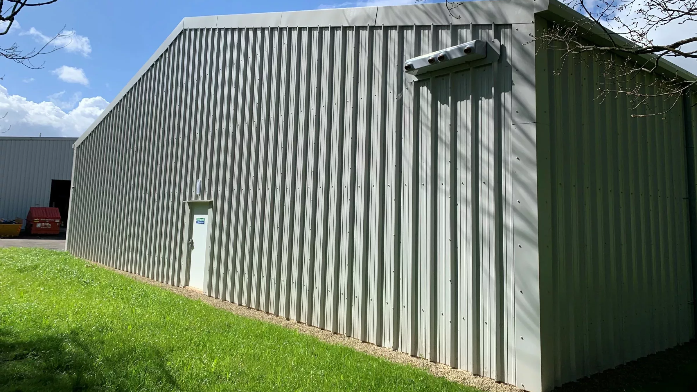 temporary building with swallow box