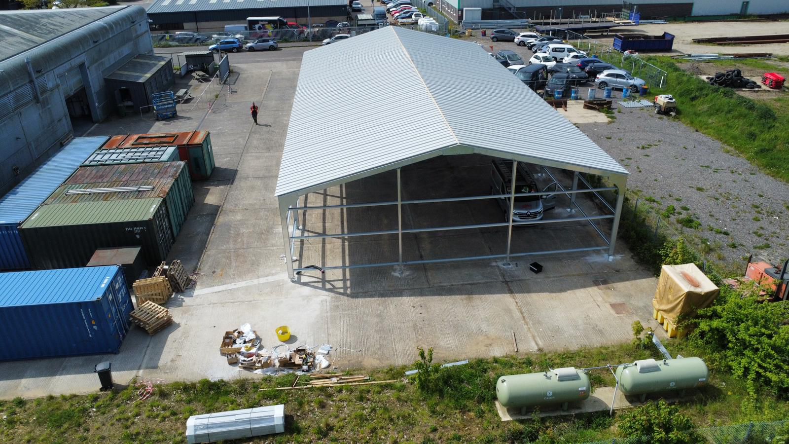 temporary warehouse building purlins