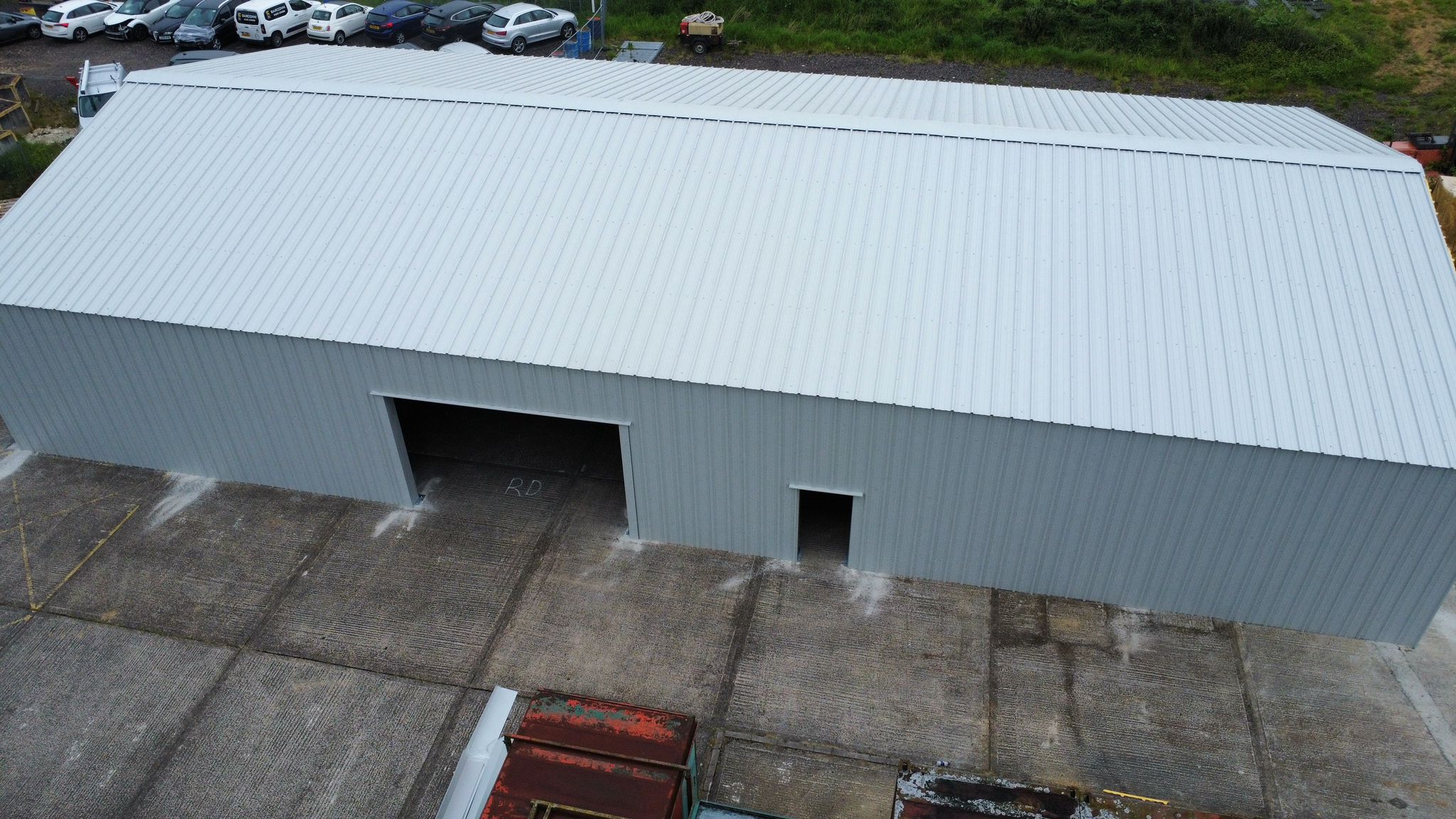 temporary warehouse building roof