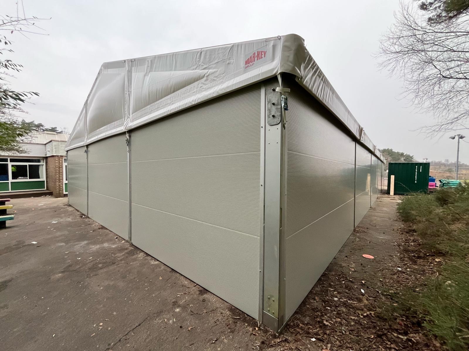 temporary school hall