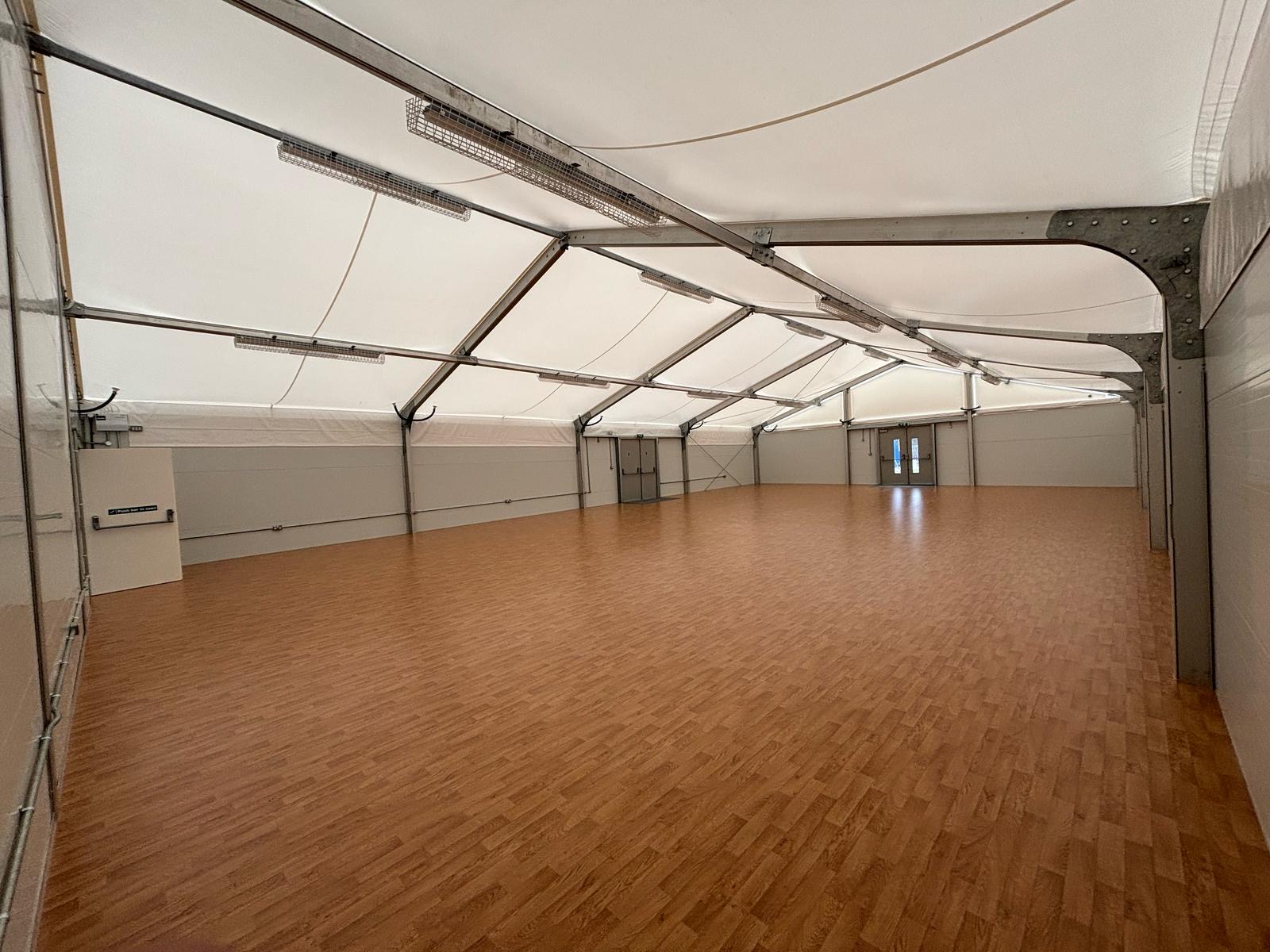 temporary school hall