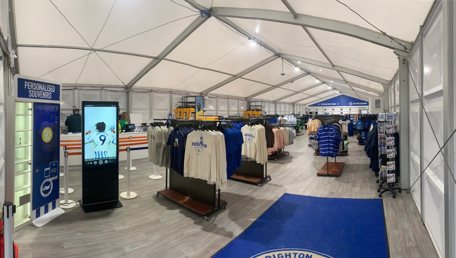 Brighton & Hove FC shop & temporary warehouse